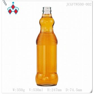 Glass sòs soya Glass boutèy Dispenser