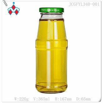 Gwosè boutèy bwason mou an vè